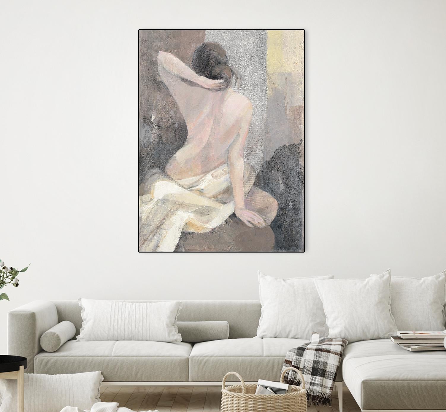 After the Bath I by Albena Hristova on GIANT ART - beige men and women