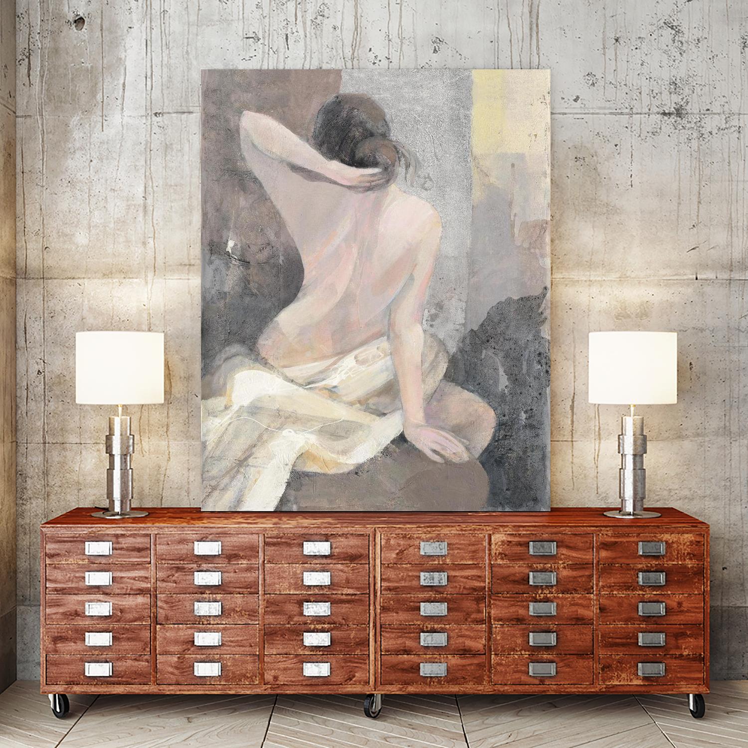 After the Bath I by Albena Hristova on GIANT ART - beige men and women