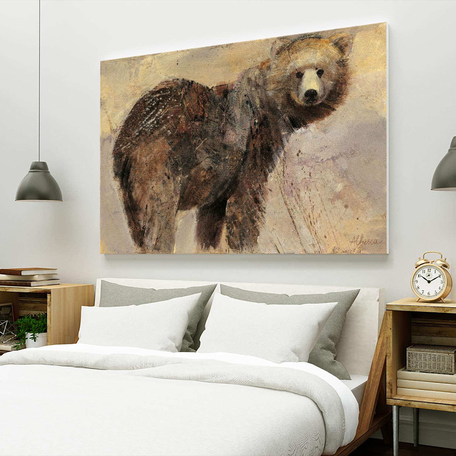 Backward Glance by Albena Hristova on GIANT ART - beige animals