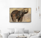 Backward Glance by Albena Hristova on GIANT ART - beige animals