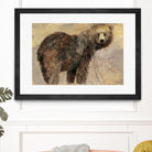 Backward Glance by Albena Hristova on GIANT ART - beige animals