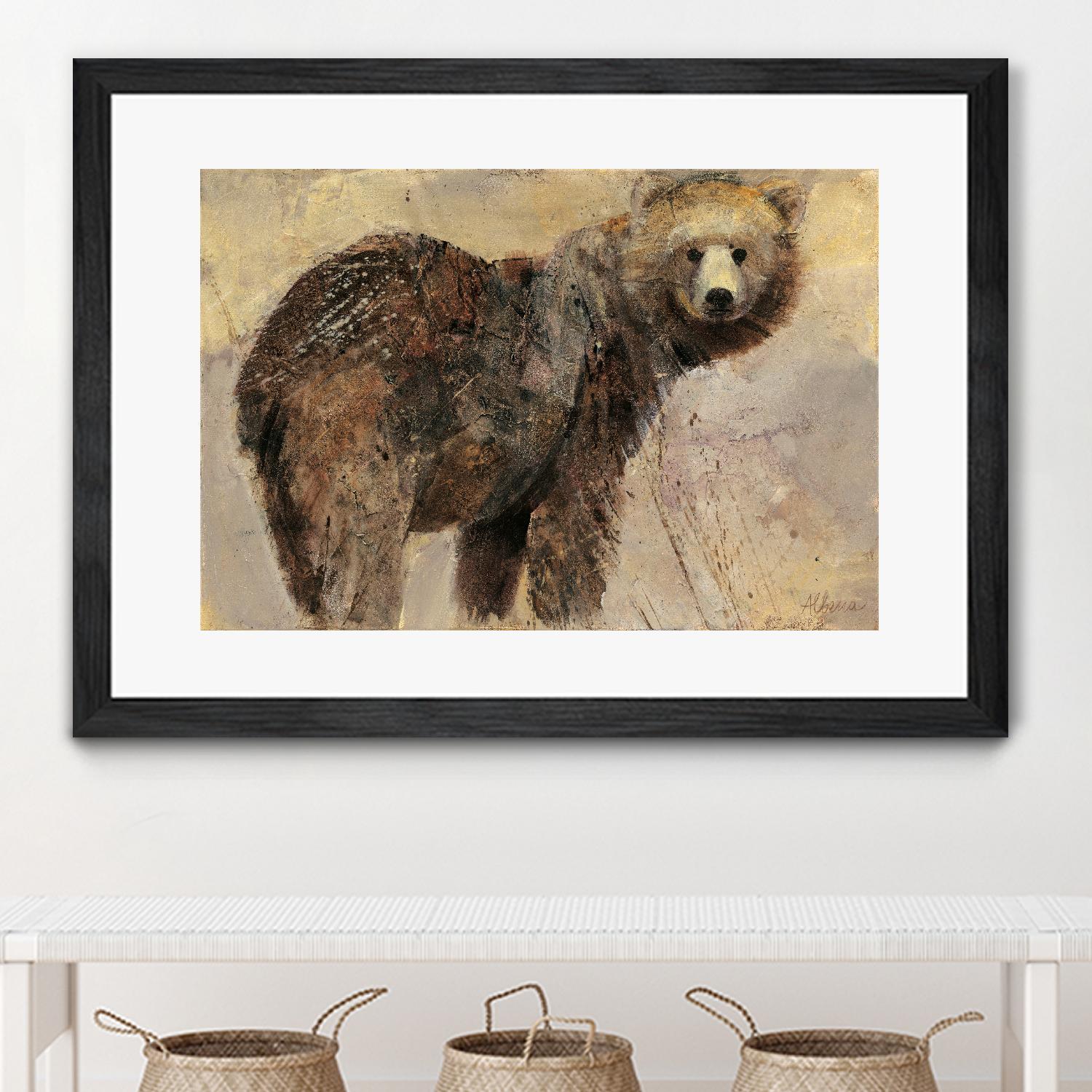 Backward Glance by Albena Hristova on GIANT ART - beige animals