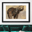 Backward Glance by Albena Hristova on GIANT ART - beige animals