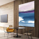 Plum Glow by Chris Paschke on GIANT ART - blue abstract