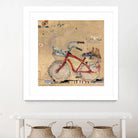 Pizza and Beer by Kellie Day on GIANT ART - beige leisure