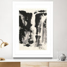 Sumi Waterfall View IV by Chris Paschke on GIANT ART - grey landscape