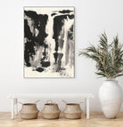 Sumi Waterfall View IV by Chris Paschke on GIANT ART - grey landscape