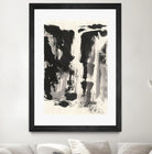Sumi Waterfall View IV by Chris Paschke on GIANT ART - grey landscape