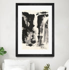 Sumi Waterfall View IV by Chris Paschke on GIANT ART - grey landscape