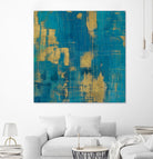 Northern Lights Crop by Melissa Averinos on GIANT ART - yellow abstract