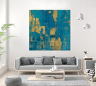 Northern Lights Crop by Melissa Averinos on GIANT ART - yellow abstract