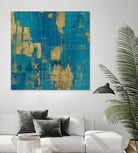 Northern Lights Crop by Melissa Averinos on GIANT ART - yellow abstract