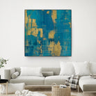 Northern Lights Crop by Melissa Averinos on GIANT ART - yellow abstract