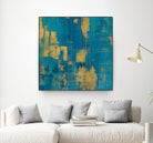 Northern Lights Crop by Melissa Averinos on GIANT ART - yellow abstract