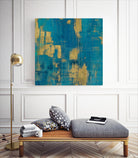 Northern Lights Crop by Melissa Averinos on GIANT ART - yellow abstract