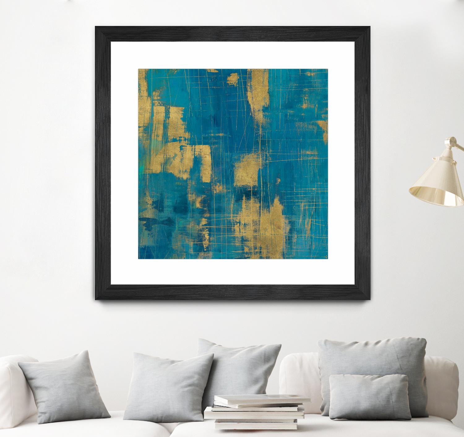 Northern Lights Crop by Melissa Averinos on GIANT ART - yellow abstract
