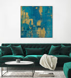 Northern Lights Crop by Melissa Averinos on GIANT ART - yellow abstract