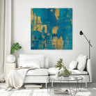 Northern Lights Crop by Melissa Averinos on GIANT ART - yellow abstract
