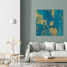 Northern Lights Crop by Melissa Averinos on GIANT ART - yellow abstract