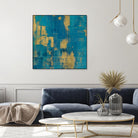 Northern Lights Crop by Melissa Averinos on GIANT ART - yellow abstract