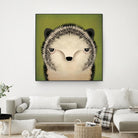 Baby Hedgehog by Ryan Fowler on GIANT ART - beige animals