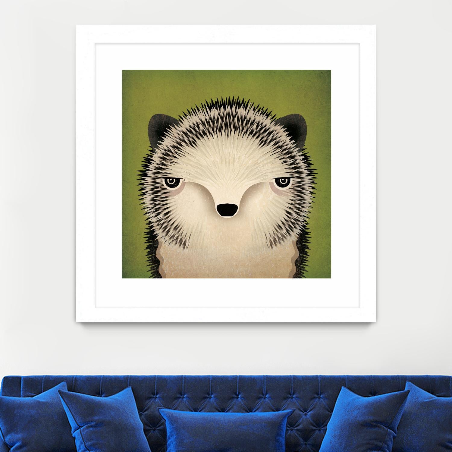Baby Hedgehog by Ryan Fowler on GIANT ART - beige animals