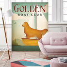 Golden Sail by Ryan Fowler on GIANT ART - blue animals