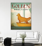 Golden Sail by Ryan Fowler on GIANT ART - blue animals