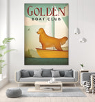 Golden Sail by Ryan Fowler on GIANT ART - blue animals