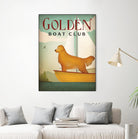 Golden Sail by Ryan Fowler on GIANT ART - blue animals