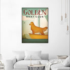 Golden Sail by Ryan Fowler on GIANT ART - blue animals
