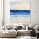 True Blue Ocean I by Julia Purinton on GIANT ART - white sea scene