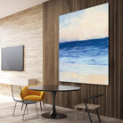 True Blue Ocean I by Julia Purinton on GIANT ART - white sea scene