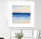 True Blue Ocean I by Julia Purinton on GIANT ART - white sea scene