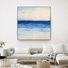 True Blue Ocean I by Julia Purinton on GIANT ART - white sea scene