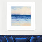 True Blue Ocean I by Julia Purinton on GIANT ART - white sea scene