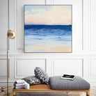 True Blue Ocean I by Julia Purinton on GIANT ART - white sea scene