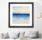 True Blue Ocean I by Julia Purinton on GIANT ART - white sea scene