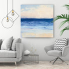 True Blue Ocean I by Julia Purinton on GIANT ART - white sea scene