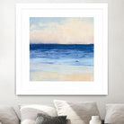 True Blue Ocean I by Julia Purinton on GIANT ART - white sea scene