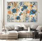 Flowers and Fragments by Silvia Vassileva on GIANT ART - orange floral