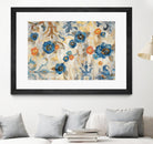 Flowers and Fragments by Silvia Vassileva on GIANT ART - orange floral