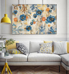 Flowers and Fragments by Silvia Vassileva on GIANT ART - orange floral