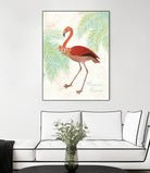 Flamingo Tropicale II by Sue Schlabach on GIANT ART - green tropical