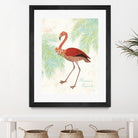 Flamingo Tropicale II by Sue Schlabach on GIANT ART - green tropical