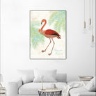Flamingo Tropicale II by Sue Schlabach on GIANT ART - green tropical