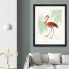 Flamingo Tropicale II by Sue Schlabach on GIANT ART - green tropical