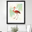 Flamingo Tropicale II by Sue Schlabach on GIANT ART - green tropical
