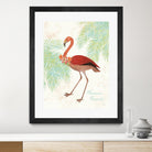 Flamingo Tropicale II by Sue Schlabach on GIANT ART - green tropical