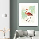 Flamingo Tropicale II by Sue Schlabach on GIANT ART - green tropical